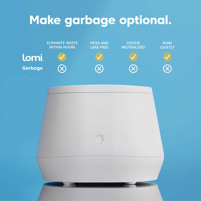 Make garbage optional Lomi Food composter