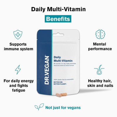 DR.VEGAN Daily multi-vitamin product benefits