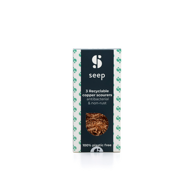 Pack of recyclable copper scourers