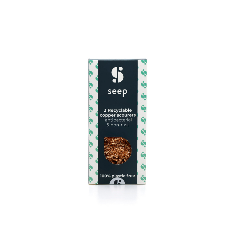 Pack of recyclable copper scourers