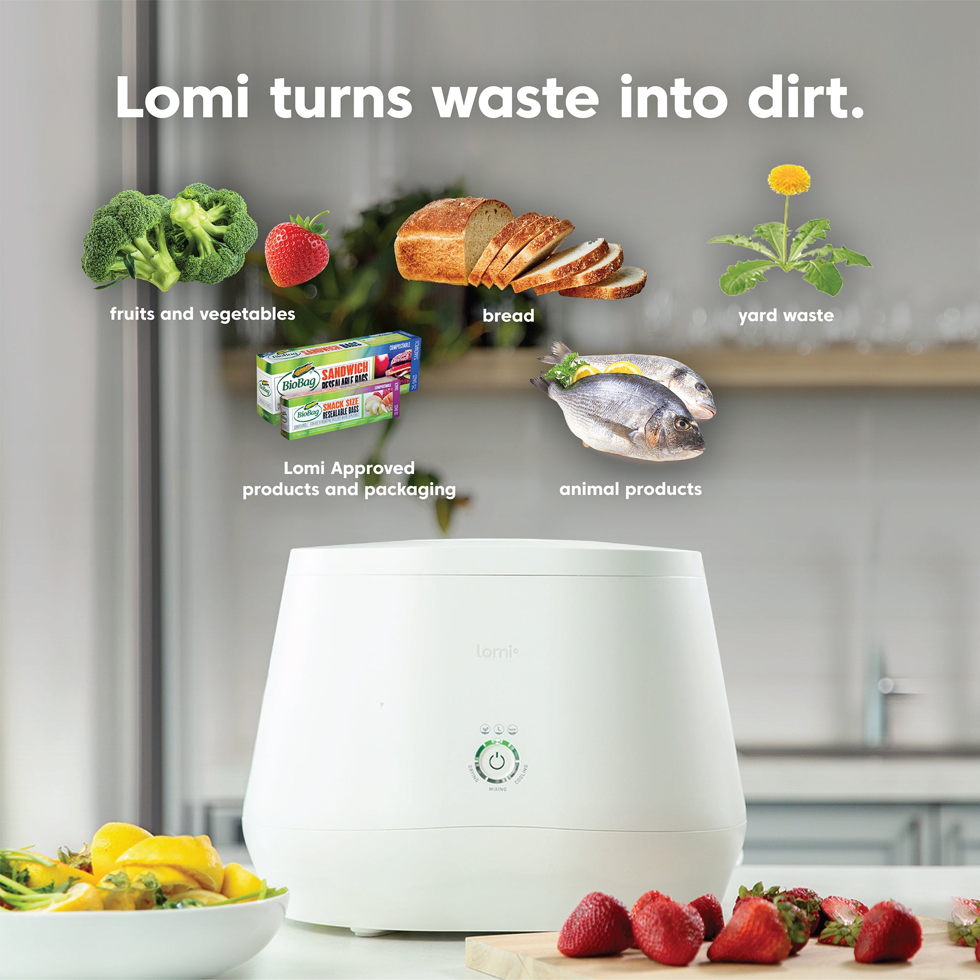 Lomi turns waste into dirt