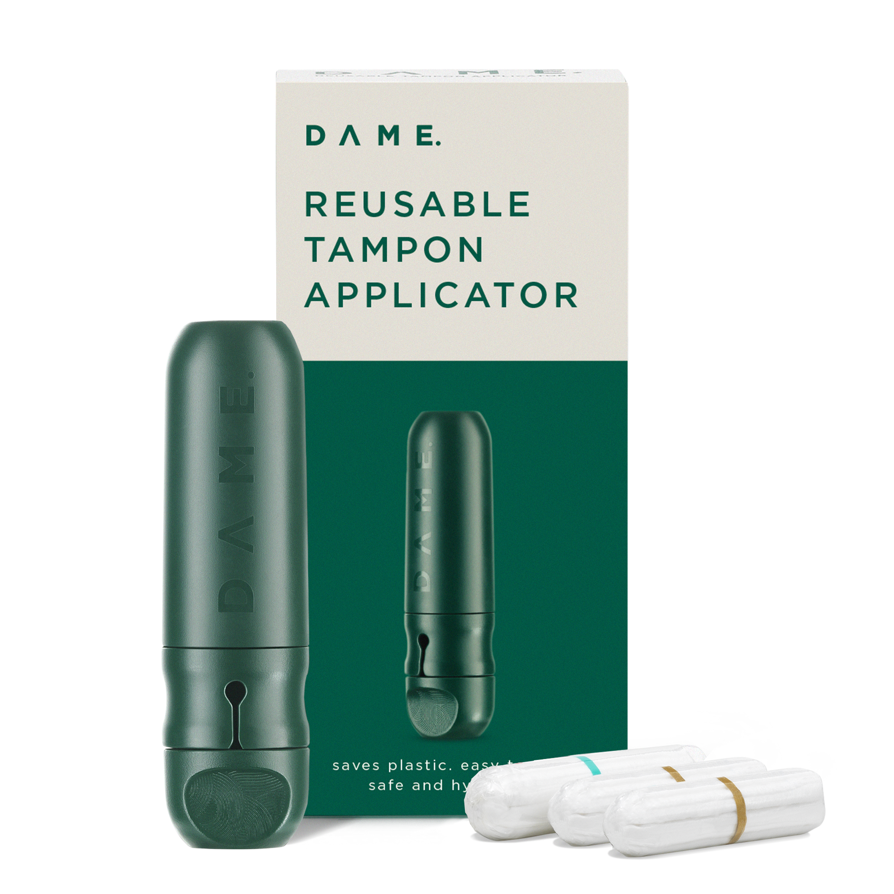 Thinx re.t.a. Reusable Tampon Applicator - Green Tampon Applicator