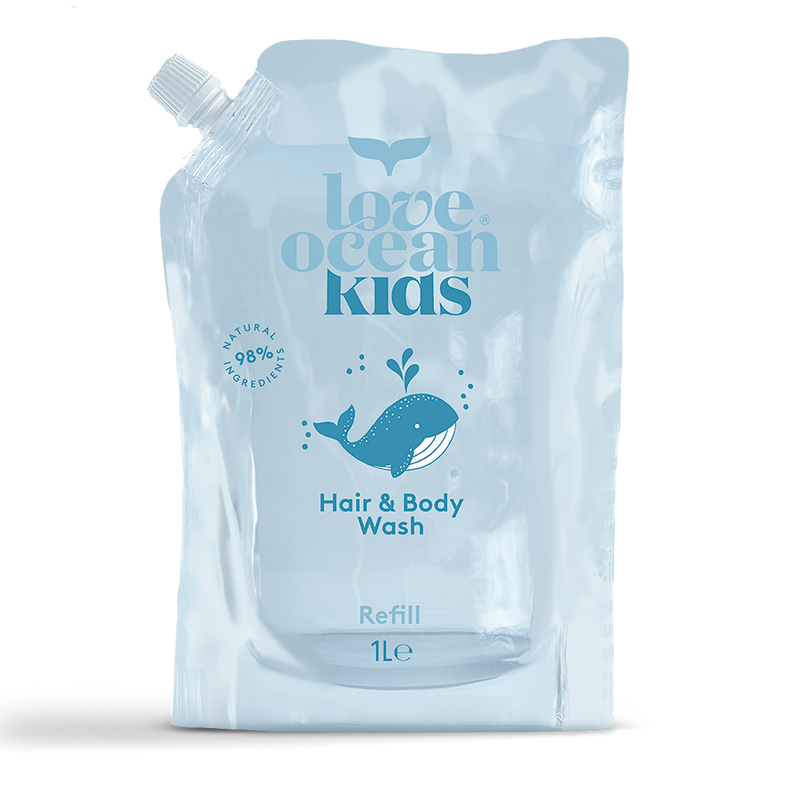 Love Ocean Kids Refill pouch hair and body wash
