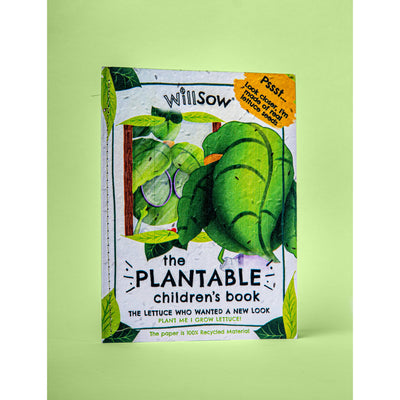 Plantable children book lettuce front cover