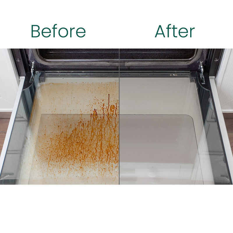 cleaning naturally before and after