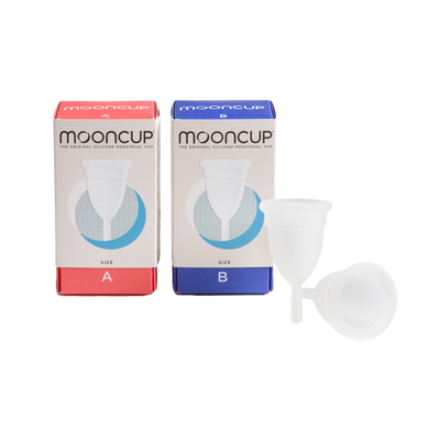 Mooncups sizes A and B