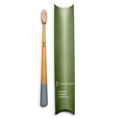 bamboo toothbrush storm grey soft