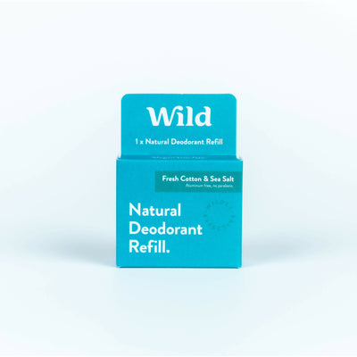 Wild deodorant refill - fresh cotton and sea salt