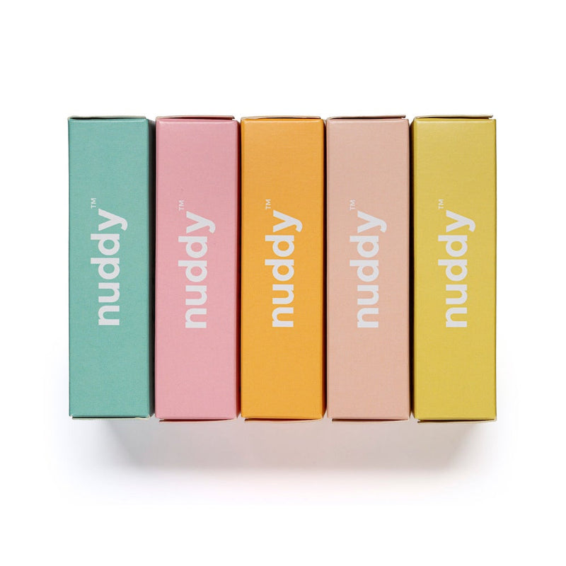 Group of nuddy soap bars